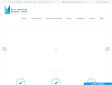 Tablet Screenshot of diasmarques.adv.br